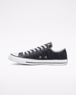 Converse Logo Play Chuck Taylor All Star Női Rövidszárú Fekete/Fehér/Szürke | ESXNTHZ-HU